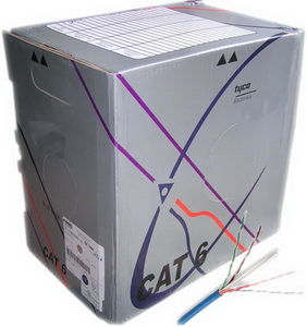 Cáp mạng Cat 6E UPT CCA-BR LB - Link Mầu Trắng - Tính theo cuộn