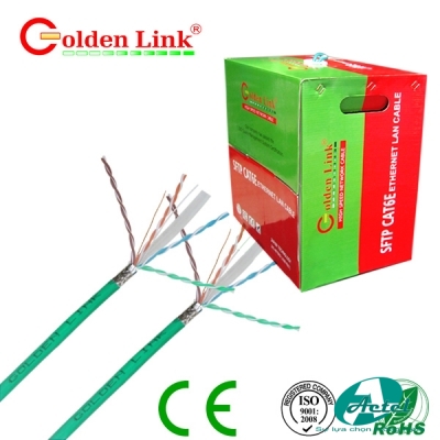 Cáp mạng Cat 6 Golden Link SFTP - Mầu xanh lá cây ( 305M / Cuộn )