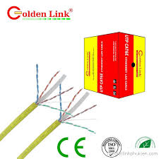 Cáp mạng Cat 6 Golden Link UTP - Mầu Vàng ( 305M / Cuộn )
