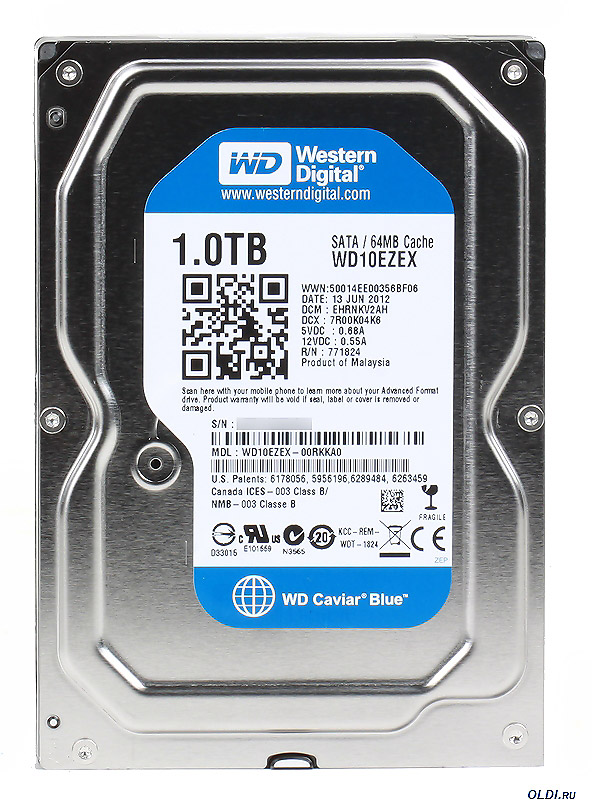 HDD WESTERN 1TB CAVIAR BLUE