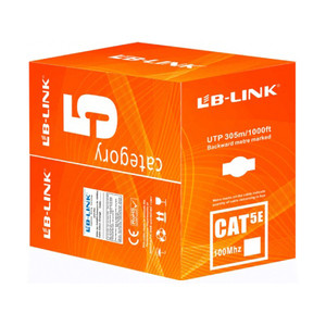 Cáp mạng Cat 5E UPT CCA+CCS  LB - Link  Mầu CAM - Cuộn