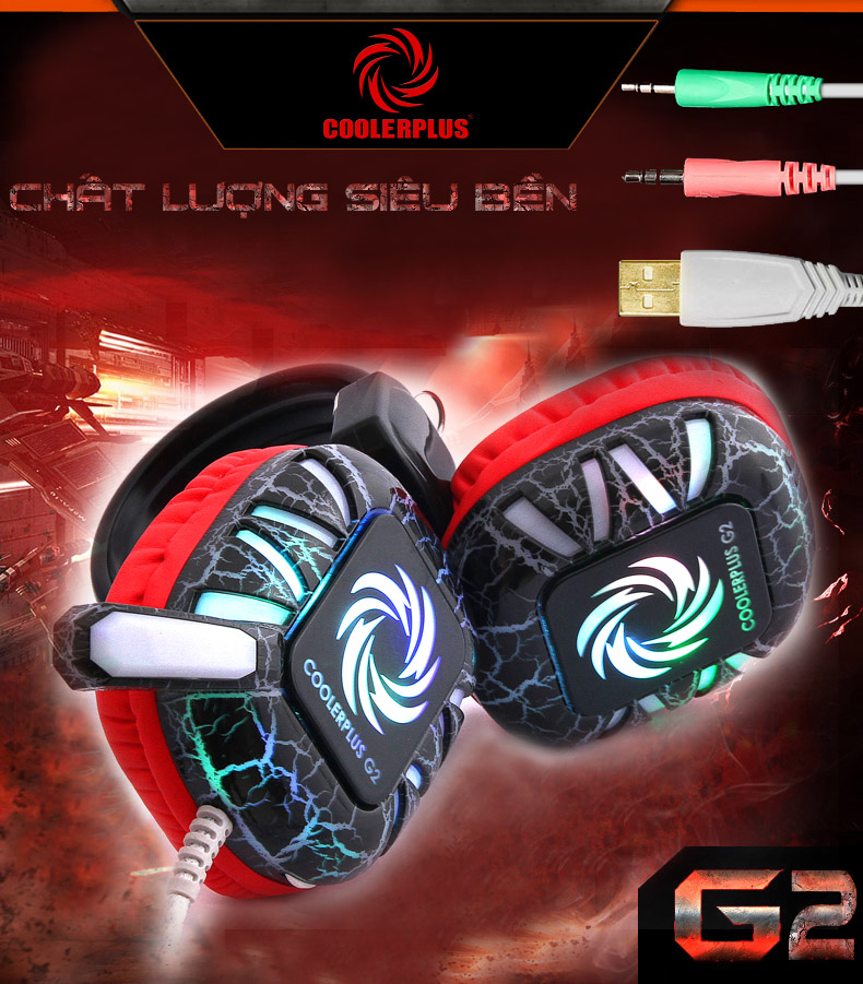 Tai nghe CoolerPlus G2 (có Led)