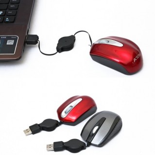 Mouse Quang dây rút ATEK 800 DPI  USB