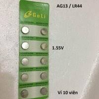 Pin Cúc Áo AG13  - 1.55V Dùng cho đồng hồ - máy tính - máy ảnh