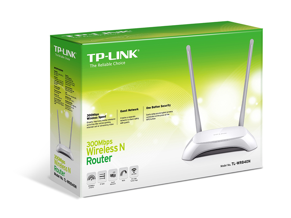 Wireless Router TP Link 4 Port WR840N/300MB