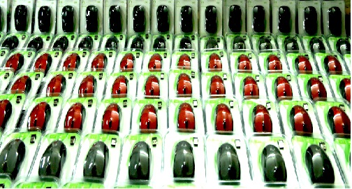 Mouse U-tek U90 Đen, đỏ, xám không dây