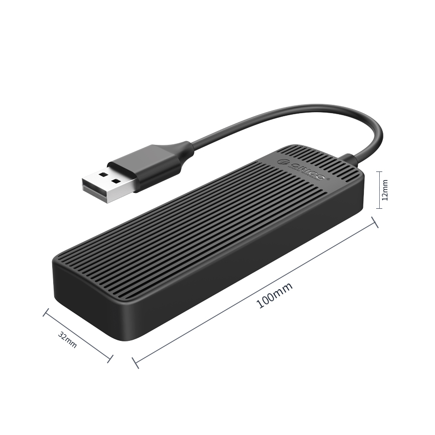 Bộ chia USB HUB 4 cổng USB 2.0 ORICO FL01/02-BK-BP