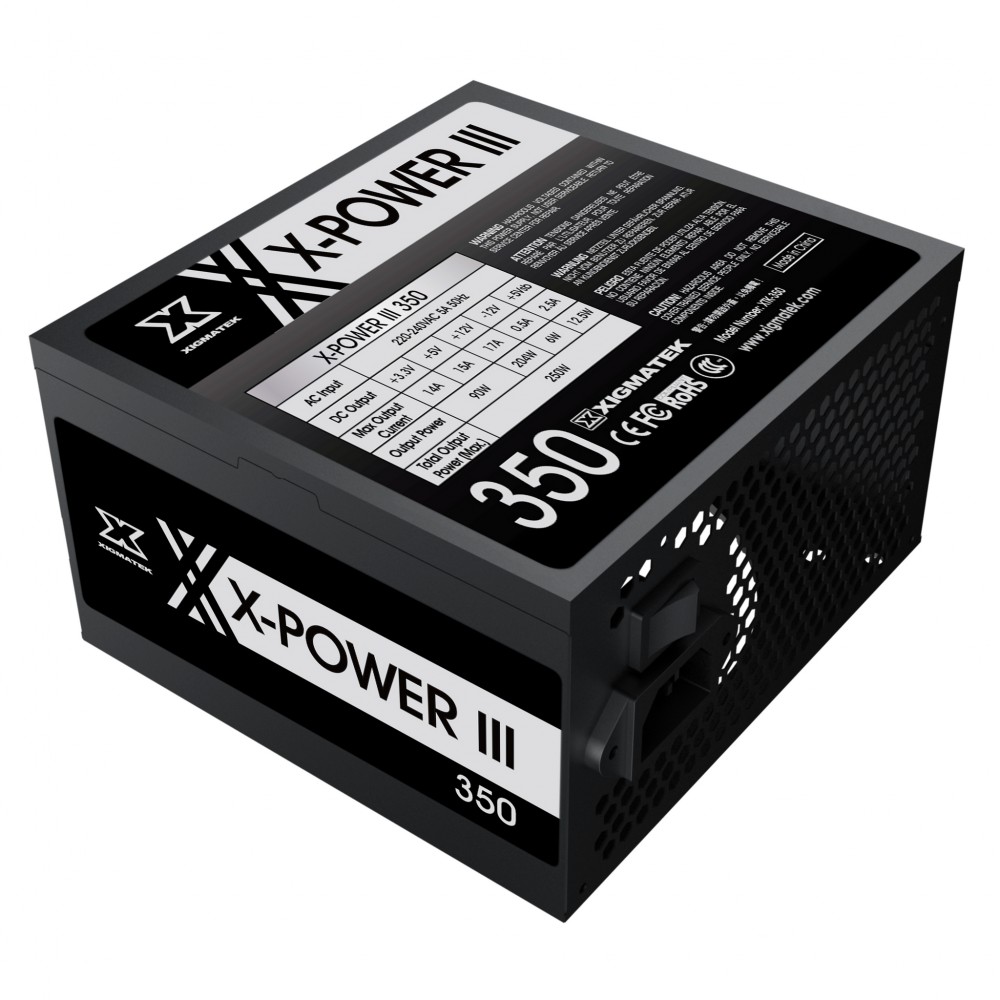Nguồn Xigmatek X350 - Công suất thực
