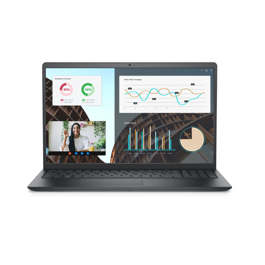 Máy tính xách tay Dell Vostro 3530 ( Intel Core i5.1334U /RAM 16GB / SSD 512GB/ Intel Iris Xe Graphics/15.6inch FHD 120 Hz /Ubuntu/ Đen_NK) - TC