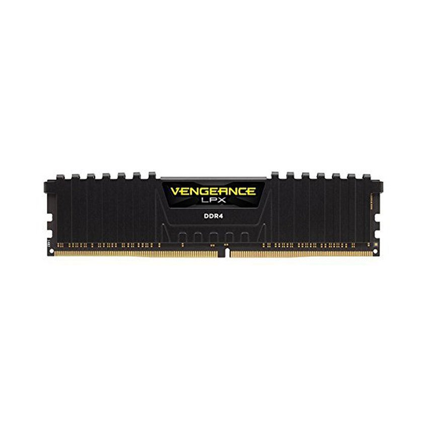 RAM CORSAIR DDR4 3200Ghz 16GB 1x288 DIMM Vengeance LPX Black Heat spreader
